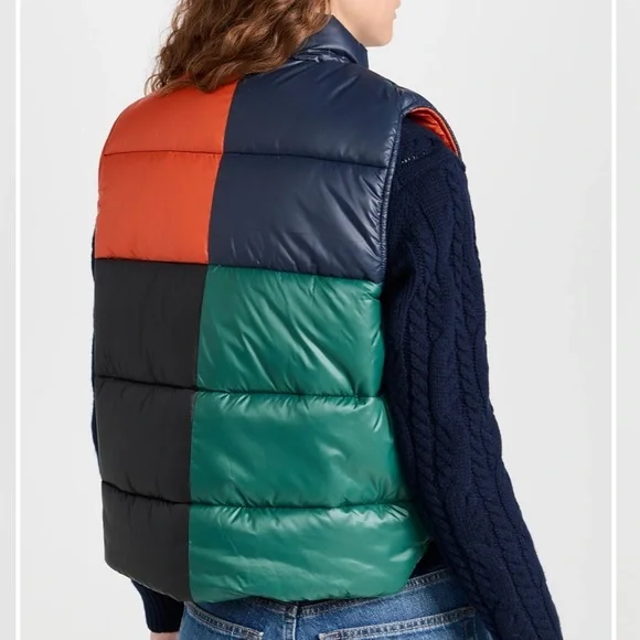 Clare V Emile Coloblock Vest - Picture 6 of 11